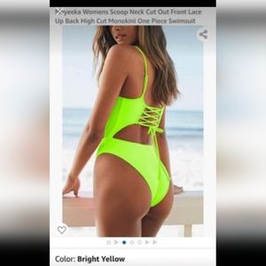 Brand New Myeeka Scoop Neck Monokini